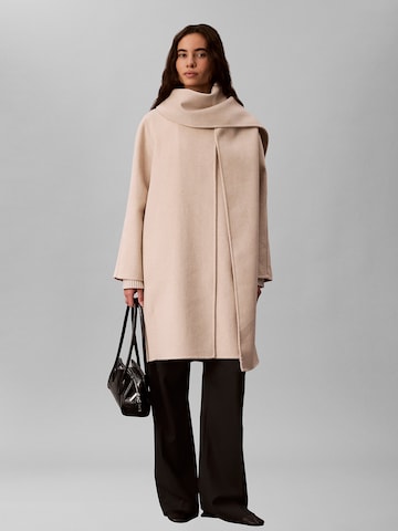 Veste mi-saison Calvin Klein en beige : devant