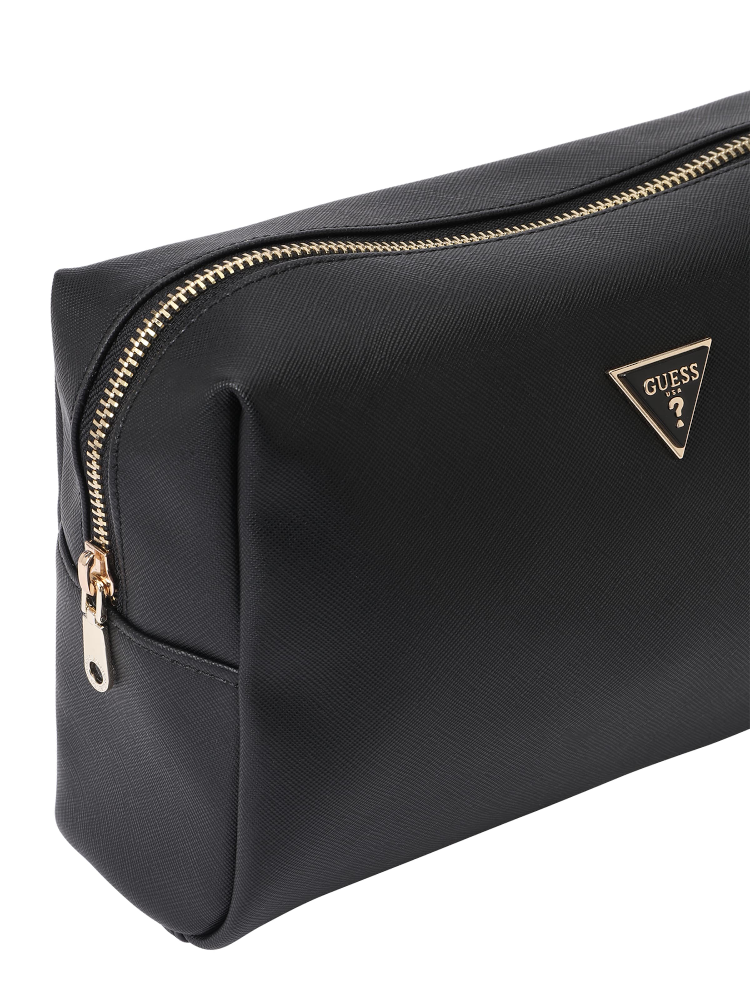 GUESS Cosmetic bag 'LARGE TOP ZIP' in Black