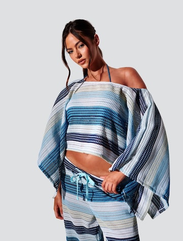 South Beach Cape in Blauw: voorkant