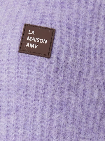 AMERICAN VINTAGE Pleten brezrokavnik 'EAST19MCE24' | vijolična barva