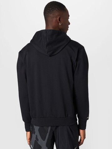 NIKE Athletic Zip-Up Hoodie in Black