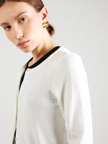 Fransa Knit Cardigan in White