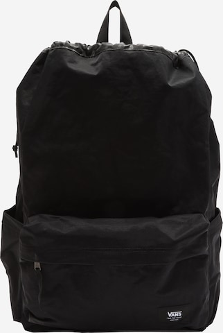 VANS - Mochila 'OLD SKOOL CINCH' em preto: frente