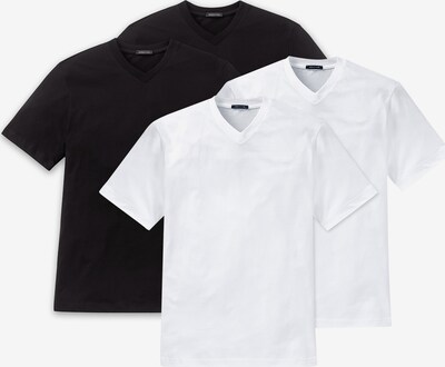 Maglietta SCHIESSER di colore nero / bianco, Visualizzazione prodotti