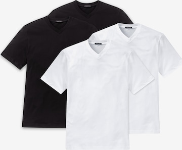 T-Shirt SCHIESSER en noir : devant