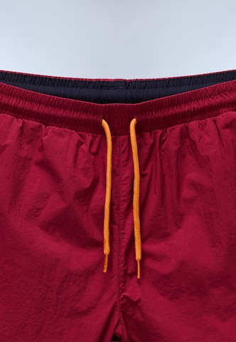 NAPAPIJRI Badeshorts 'V-Haldane' i rød