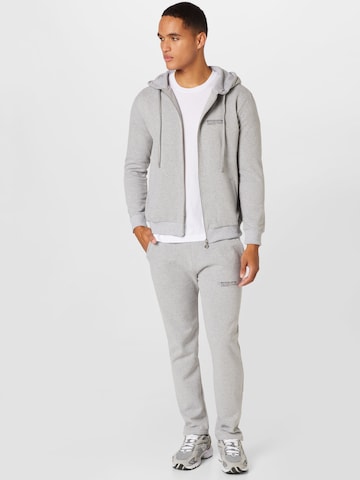 WESTMARK LONDON Zip-Up Hoodie in Grey