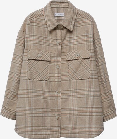 MANGO Bluse i beige / rosa / hvit, Produktvisning
