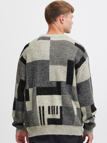 !Solid Sweater 'Hamdan' in Grey