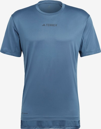 ADIDAS TERREX Performance Shirt 'Multi' in Dusty blue / Dark grey, Item view