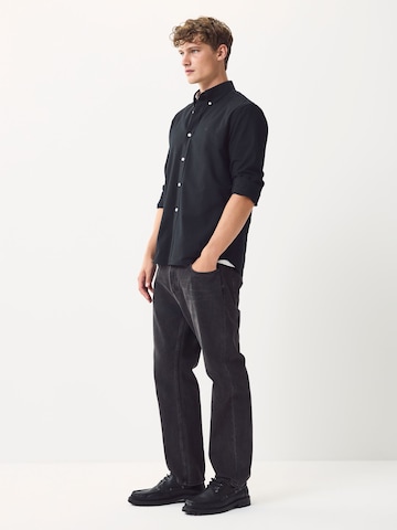 Next Slim Fit Hemd in Schwarz