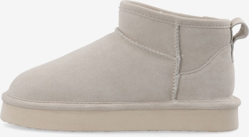 Boots 'Snow' Bianco en beige : devant