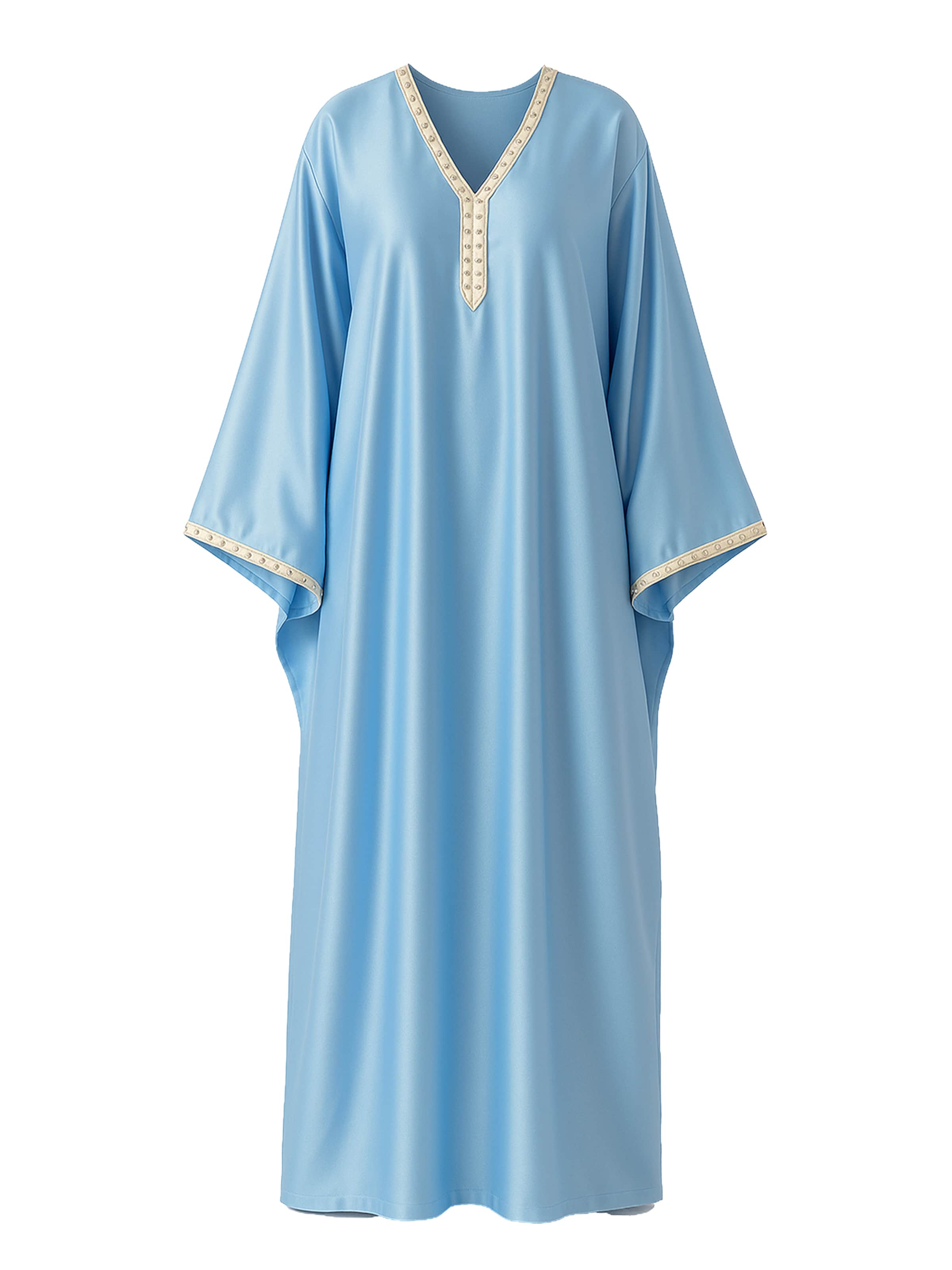 Robe Elara en bleu : devant