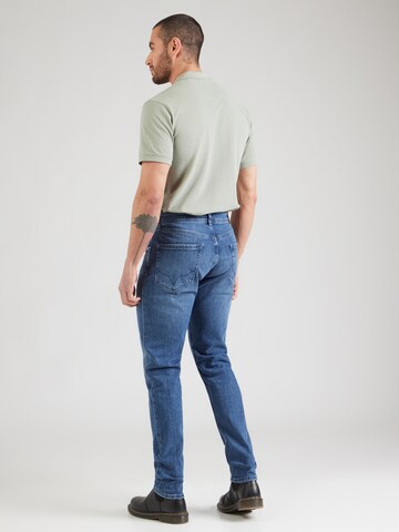 Pepe Jeans Liibuv Teksapüksid 'Callen', värv sinine: tagant vaates