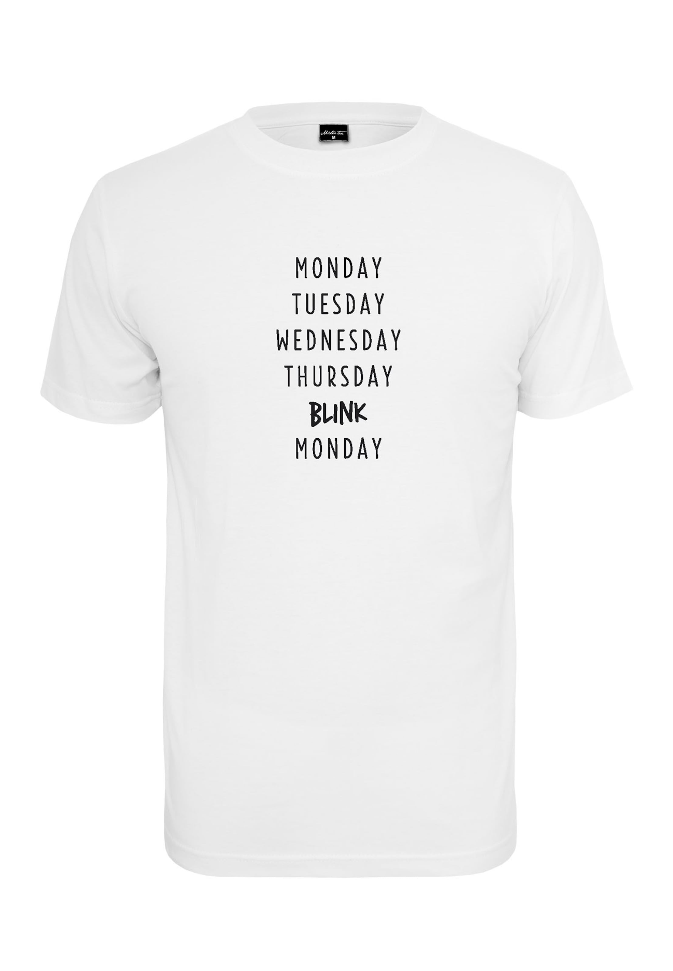 Mister Tee Tričko 'Blink' – bílá: přední strana