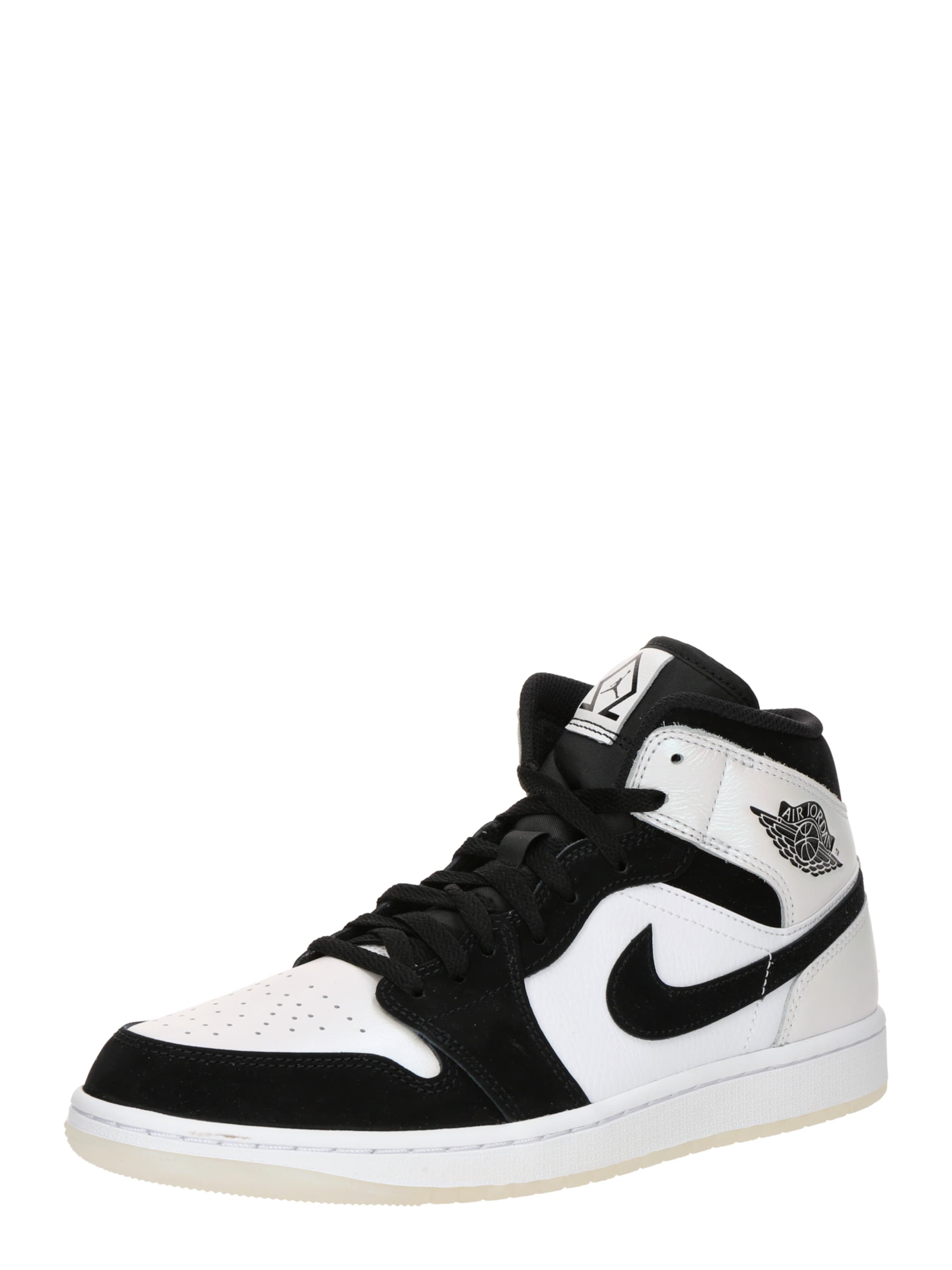 Jordan Високи маратонки 'AIR JORDAN 1' в бяло: отпред