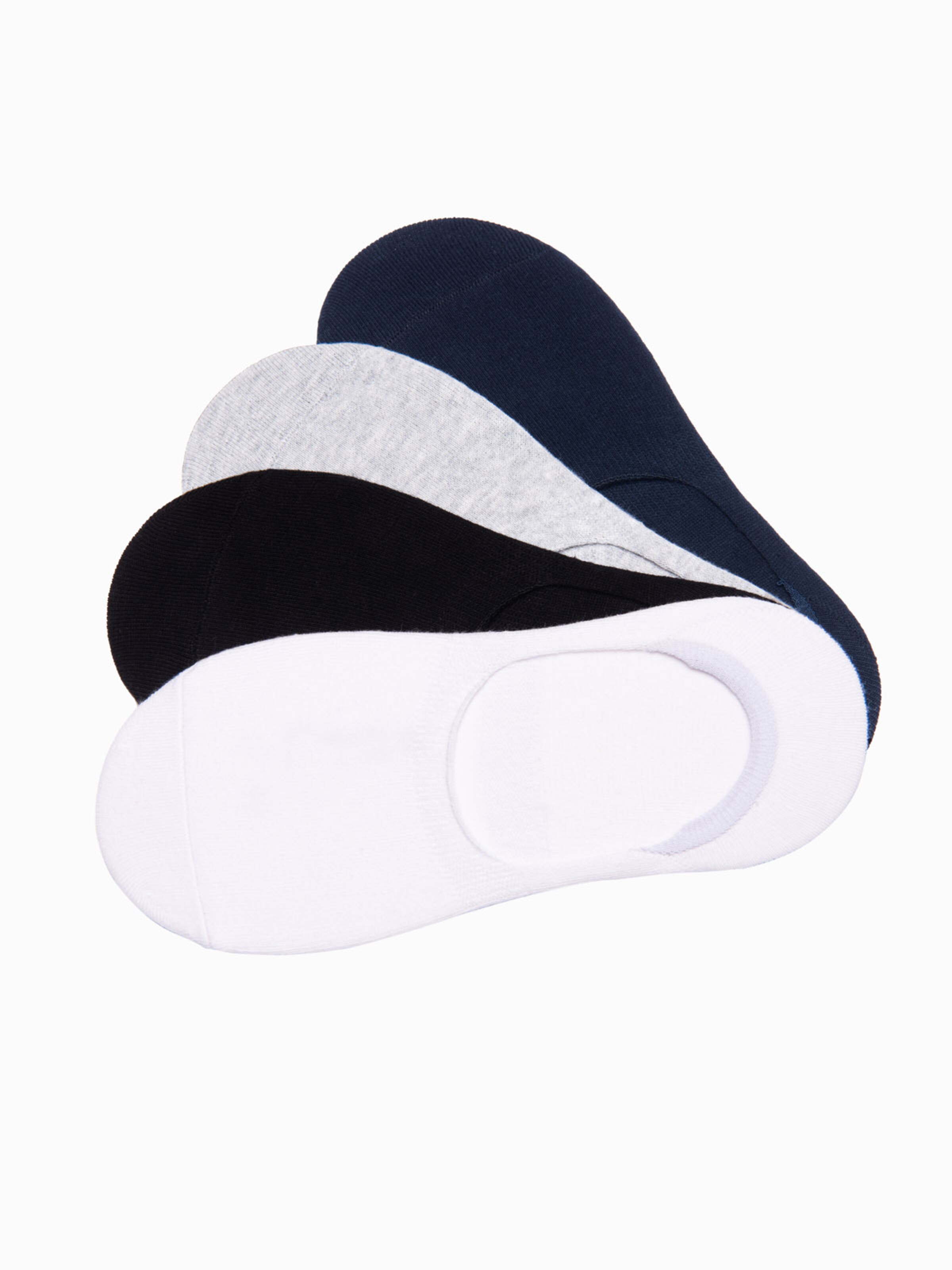 Ombre Füßlinge 'U156' in Blau: Vorderseite