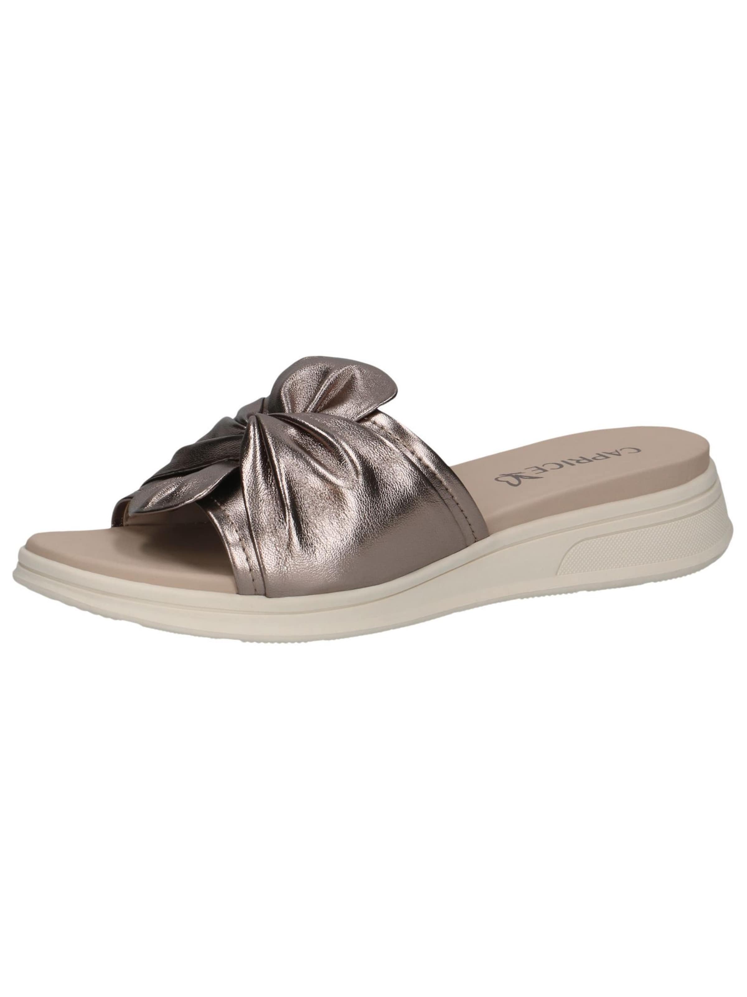 CAPRICE Pantolette in Bronze: Vorderseite