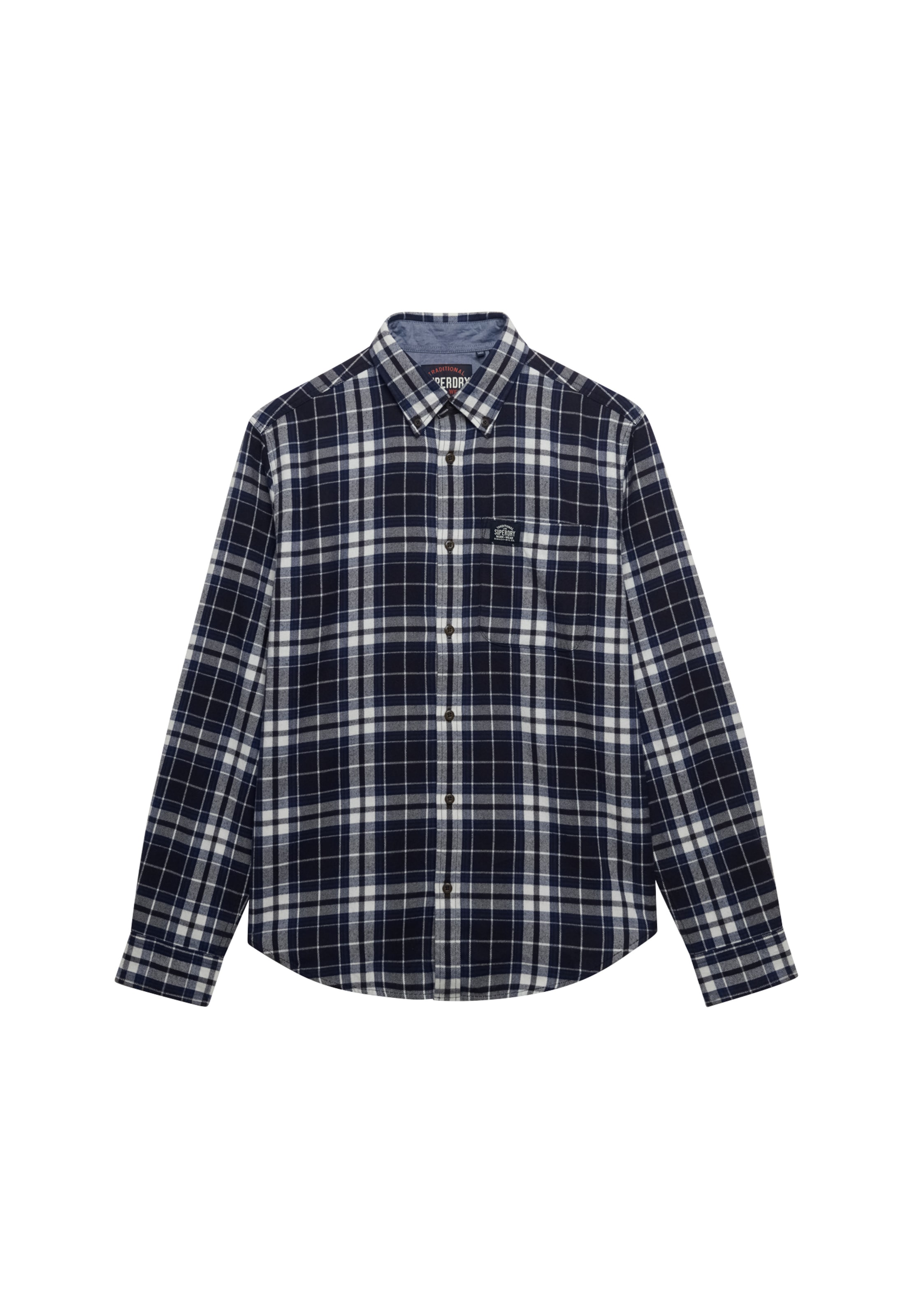 Superdry & Co Overhemd in Blauw: voorkant