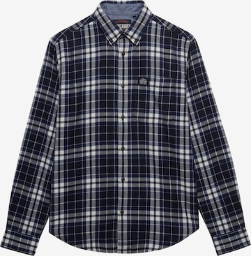 Superdry & Co Overhemd in Blauw: voorkant