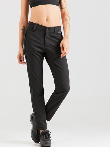 WRANGLER Slimfit Broek in Zwart: voorkant