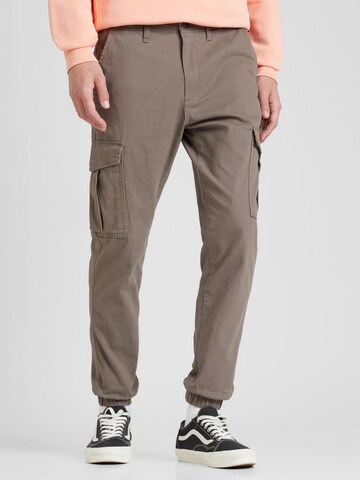 JACK & JONES Slimfit Cargobroek 'MARCO JOE' in Bruin: voorkant