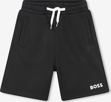 BOSS Kidswear Normální Kalhoty – černá: přední strana