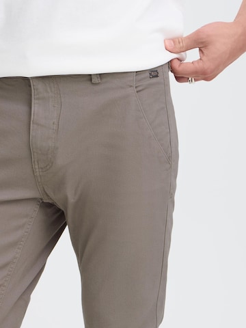 BLEND Úzky strih Chino nohavice 'BHNatan' - Sivá