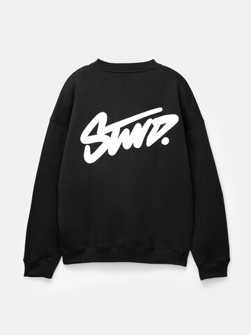 Sweat-shirt 'STWD' Pull&Bear en noir