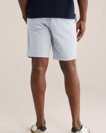 WE Fashion Свободный крой Брюки-чинос в Синий