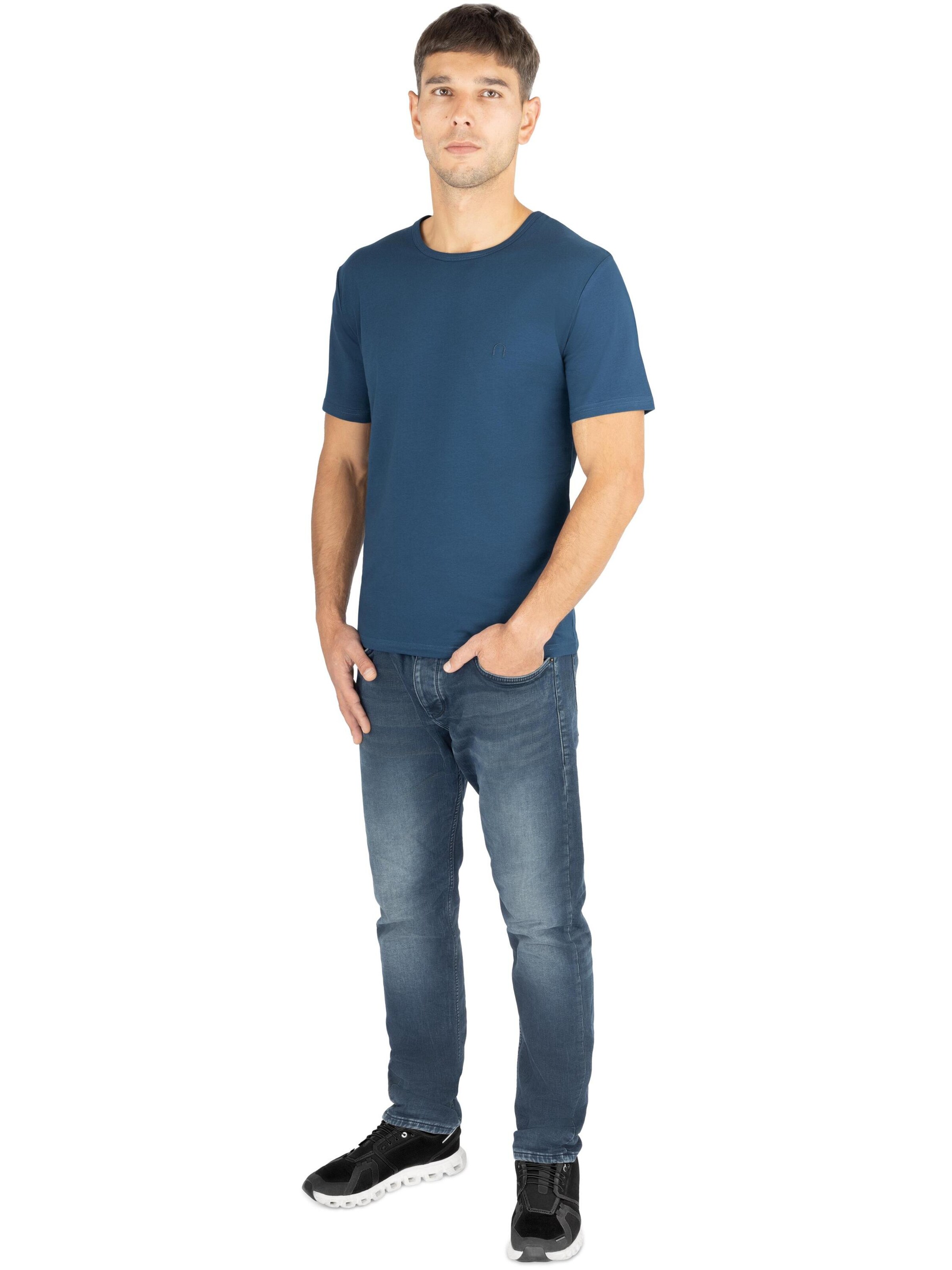 normani T-Shirt'Nyons' in Blau