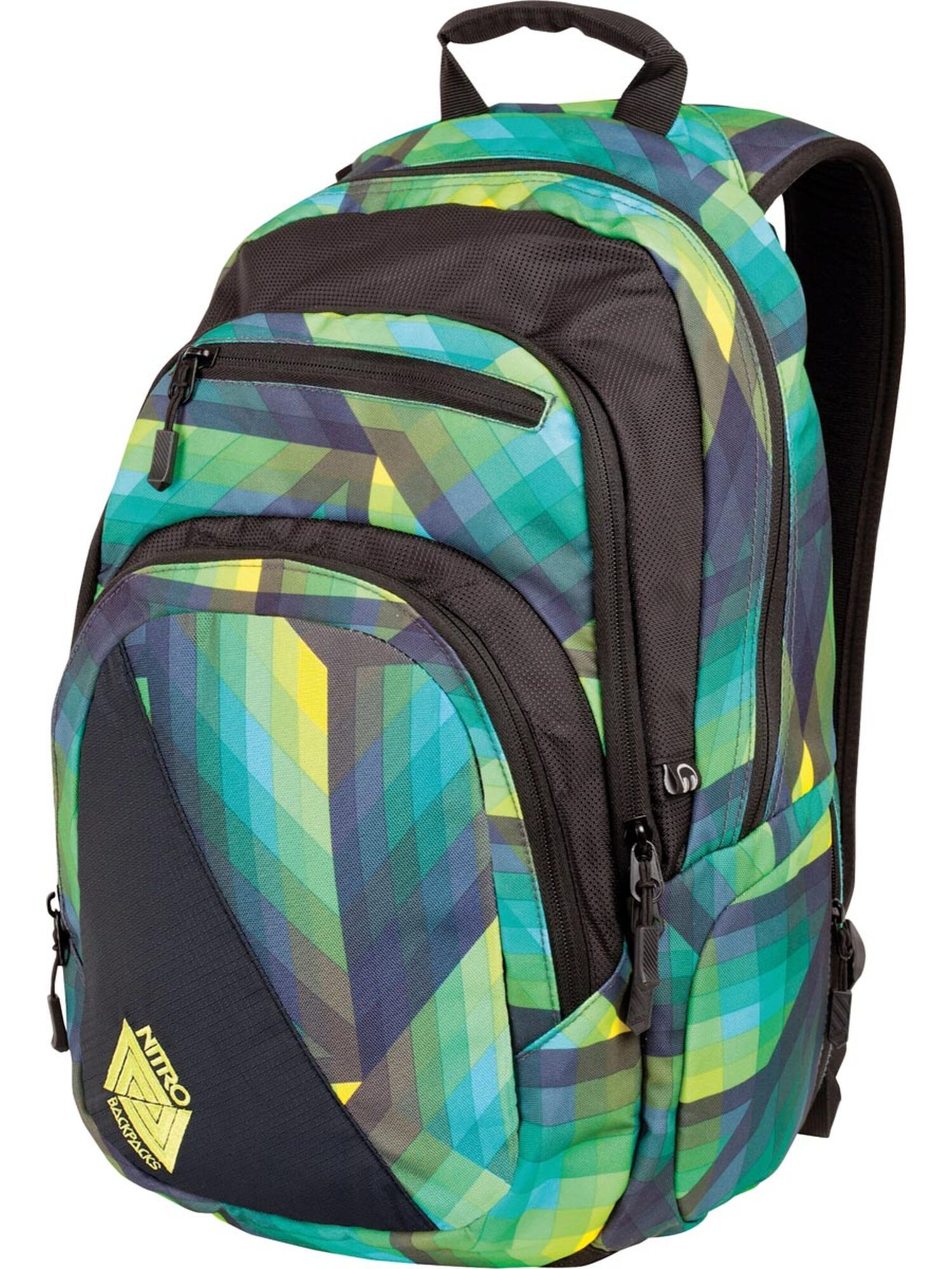 NitroBags Rugzak in Groen: voorkant