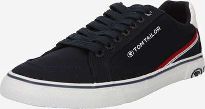 Sneaker low TOM TAILOR pe albastru marin / roșu / alb, Vizualizare produs
