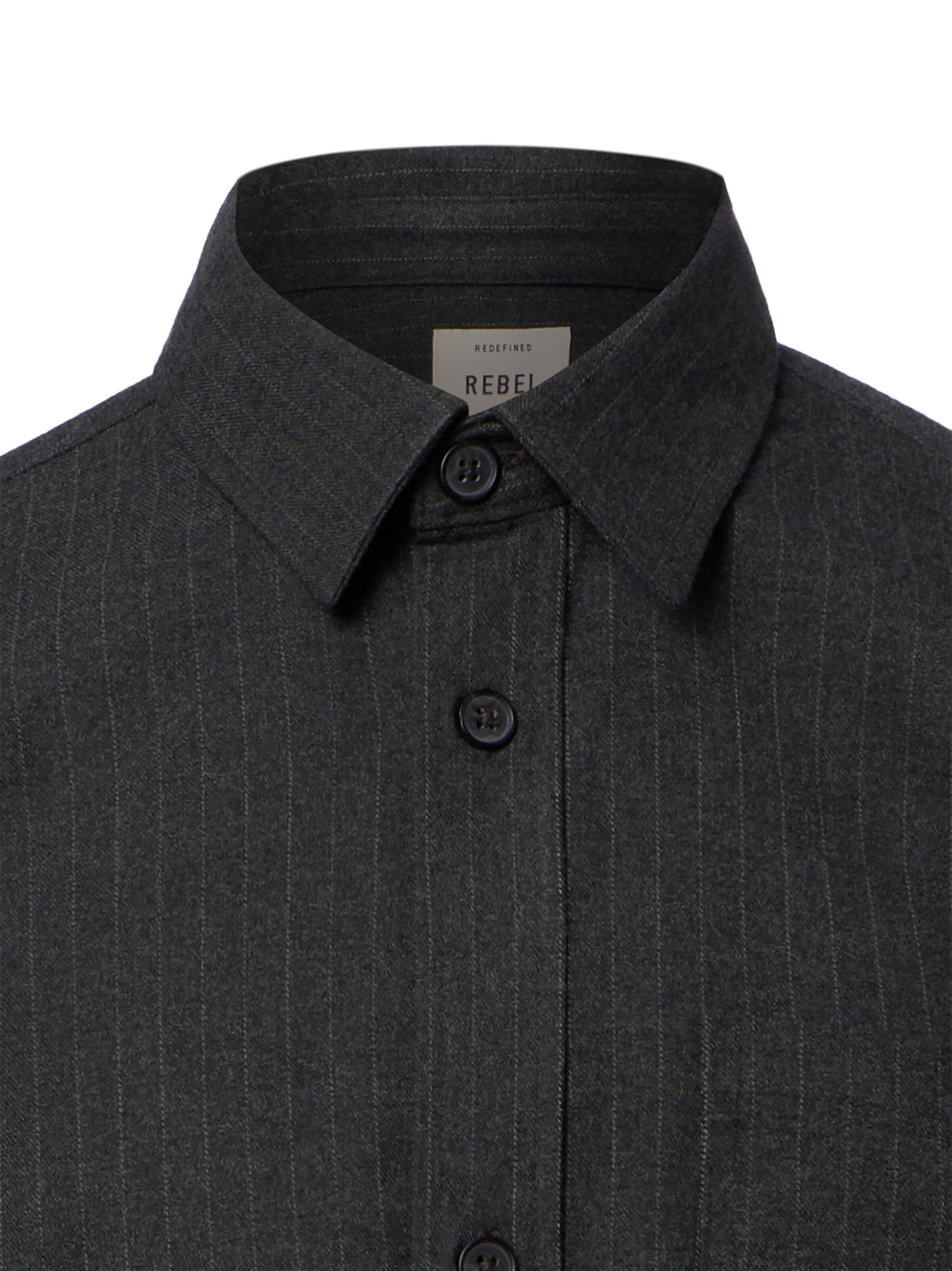 Redefined Rebel Regular Fit Hemd 'Karl' in Braun