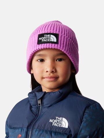 Căciulă de la THE NORTH FACE pe mov: față