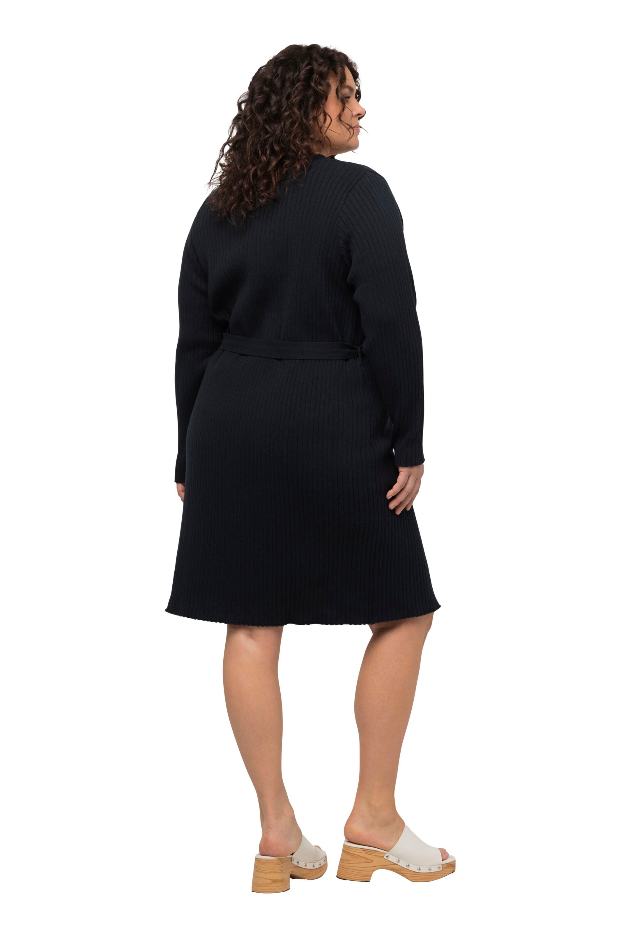 Ulla Popken Strickjacke in Blau