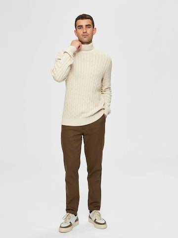 SELECTED HOMME Pullover in Weiß