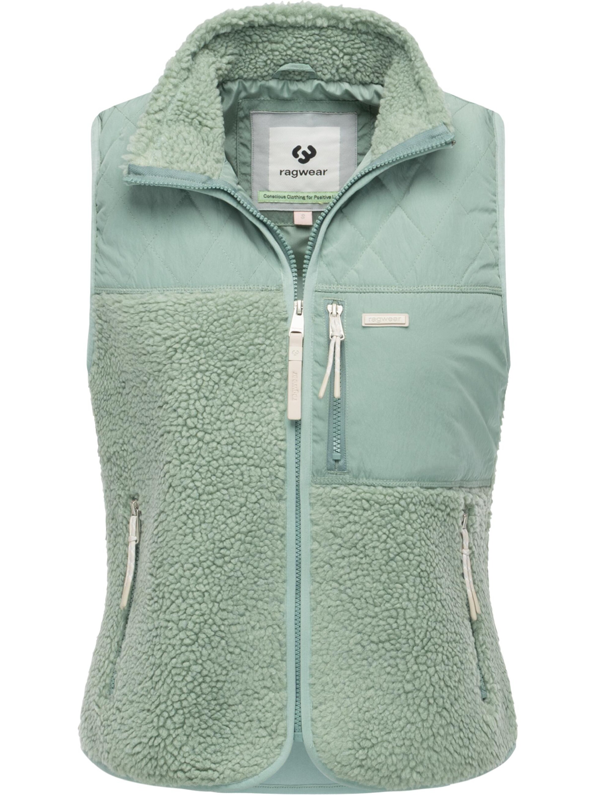 Ragwear Bodywarmer 'Junkin' in Groen