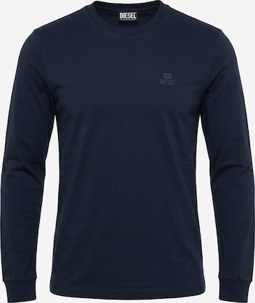 DIESEL Koszulka 'T-DIEGO-LONG-A-R-HD-NEW' w kolorze niebieski: przód