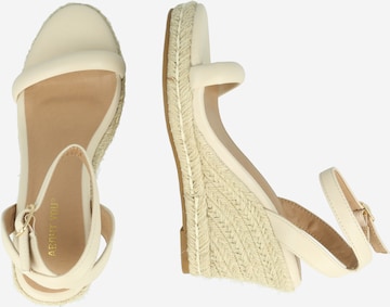 ABOUT YOU Strap Sandals 'Michelle' in Beige