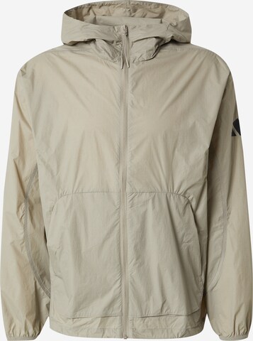 Giacca sportiva 'City Escape' di ADIDAS SPORTSWEAR in beige: frontale