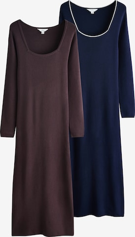 The SetPletena haljina - plava boja: prednji dio