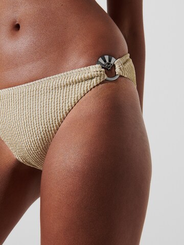Karl Lagerfeld Bikini Bottoms in Beige