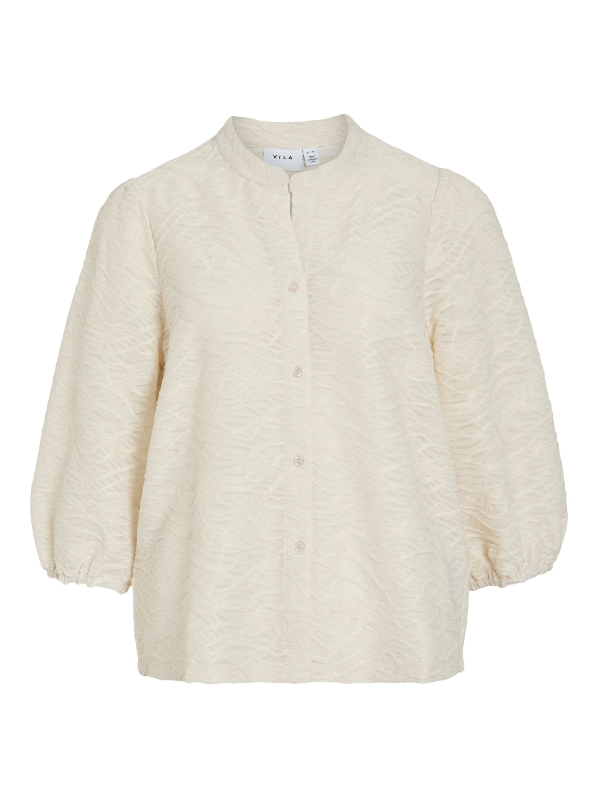 VILA Bluse 'VIFina' in Beige: Vorderseite