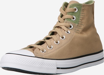 CONVERSE Magas szárú sportcipők 'SUMMER UTILITY' - zöld: elől