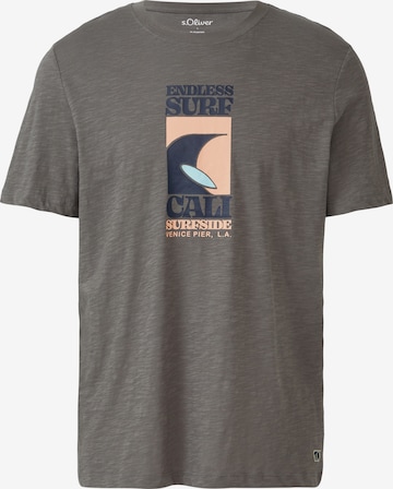 s.Oliver Shirt in Grey: front