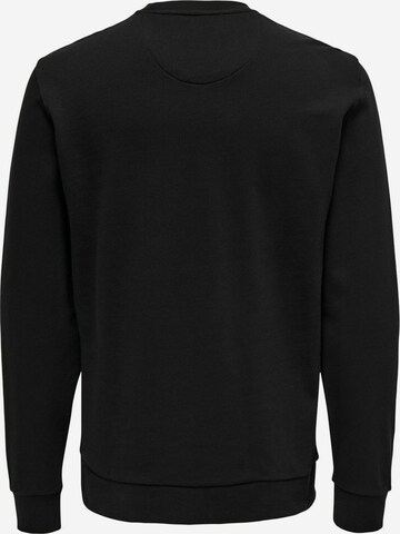 Only & Sons Sweatshirt in Schwarz