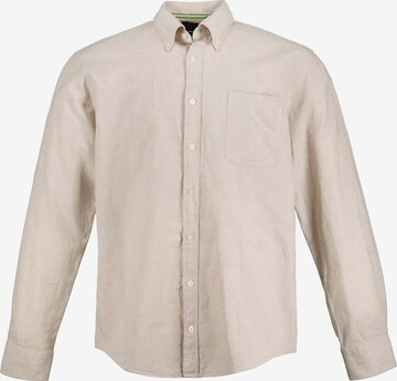 JP1880 Button Up Shirt in Beige: front