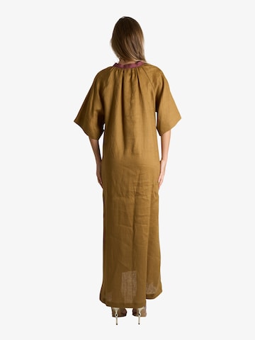 Ottod’Ame - Vestido de verão em castanho