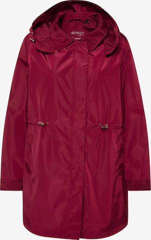 Ulla Popken Between-Seasons Parka in Red: front